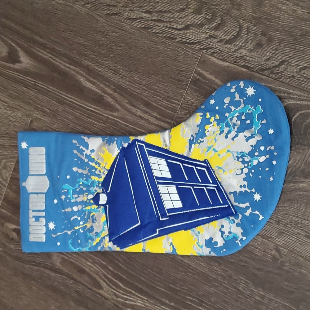 Doctor Who 17" TARDIS Applique Stocking